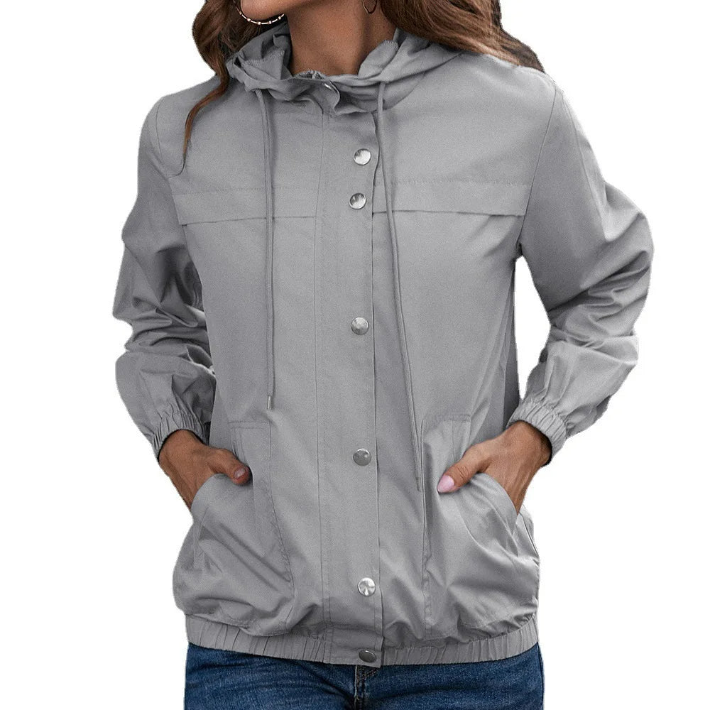 Women - Waterproof Rain Jacket - Lightweight & Stylish - Perfect for Outdoor Adventures
