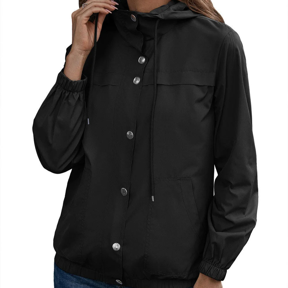 Women - Waterproof Rain Jacket - Lightweight & Stylish - Perfect for Outdoor Adventures