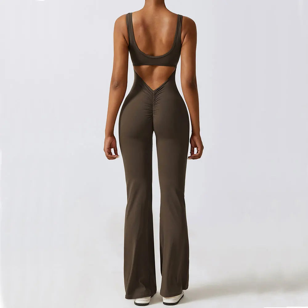 Scrunch Flare Jumpsuit